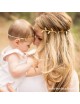 Mum And Me - Headband Set - Golden Leaves Baby and Mum Headband