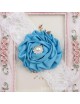 Luxury Vintage Lace Silk Flower & Pearl Baby Headband