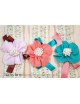 Crochet magnolia flower baby headband 