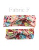 Mum & Me Luxury Fabric Floral Top Knop Headwrap Set