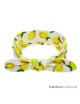 Lemon Love - Matching Swaddle Blanket and Headband Set