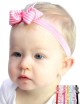 Lollipop bow baby headband
