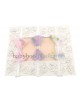 Vibrant Fabric Bow & Soft Lace Headband