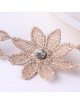Helena - Luxury Bronze Flower Baby Headband