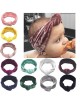 Jasmin - Plush Velvet Vintage Turban Knot Baby Headband