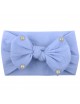 Elsa - Luxury Comfort Bow & Pearl Baby Headwrap