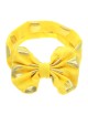Cleo - Beautiful Gold Polka Dot Bow Baby Headband