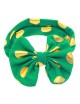 Cleo - Beautiful Gold Polka Dot Bow Baby Headband