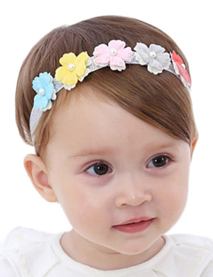 Ariana - Gorgeous Vibrant Flower & Pearl Baby Headband