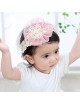Crochet Tulle Flower Baby Headband