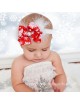 Claire - Luxury Snowflake Christmas Bow Baby Headband