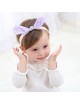 Alice - Luxury Bow & Soft Lace Baby Headband