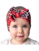 Maddy - Luxury Christmas Tartan Cable Knit Baby Headband