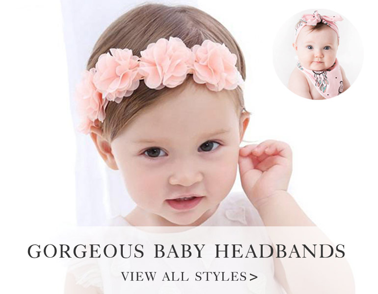 Cloth headbands 2024 for babies